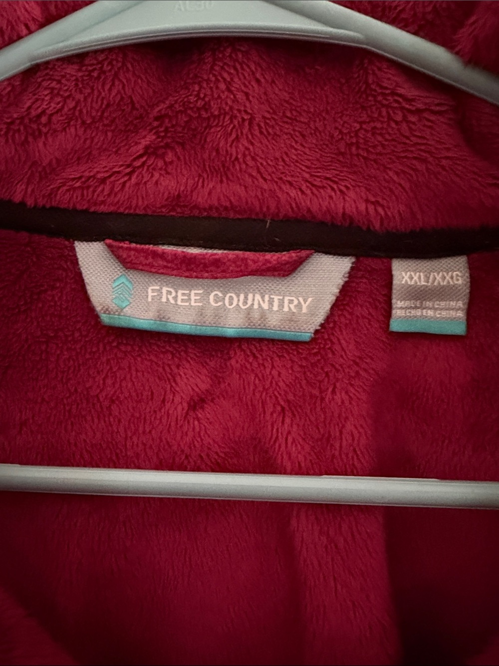 Free Country Plush Raspberry fur lined Jacket - Picture 2 of 3